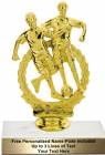 5 3/4" Male Double Action Soccer Trophy Kit