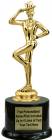 7 1/4" Jazz Dancer Trophy Kit w/ Pedestal Base