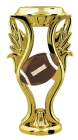 Gold with Color 5" Football Trophy Riser