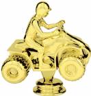 4" ATV Gold Trophy Figure