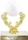 5 3/4" Color Volleyball Trophy Kit