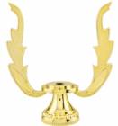 6" Gold Wreath Trophy Riser
