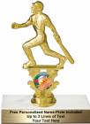 6 1/4" Male Baseball Motion Graphic Trophy Kit