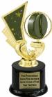 6 1/2" Hockey Spinning Trophy Kit w/ Pedestal Base