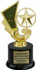 6 1/2" Star Spinning Trophy Kit w/ Pedestal Base