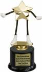 7" Trophy Dude Bendable Star Trophy Kit w/ Pedestal Base