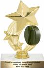 6" Hockey Star Spinning Trophy Kit