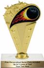 6 3/4" Colored Flame Bowling Trophy Kit