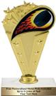 6 3/4" Colored Flame Hockey Trophy Kit