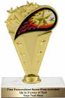 6 3/4" Colored Flame Star Trophy Kit