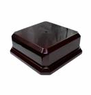 Rosewood Royal Piano Finish Trophy Base 2 1/2" H x 6" W