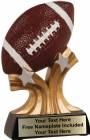 5 1/4" Football Shooting Star Resin