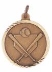 Baseball Unisex 1-1/4" Sunray Medal