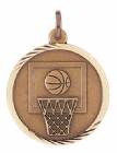 Basketball Unisex 1-1/4" Sunray Medal