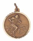 Football 1-1/4" Sunray Medal