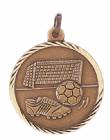 Soccer 1-1/4" Sunray Medal