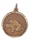 Wrestling 1-1/4" Sunray Medal