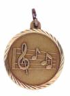 Music 1-1/4" Sunray Medal