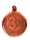 3rd Place 1-1/4" Sunray Medal