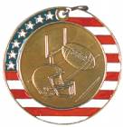 2" Stars & Stripes Medal - Football