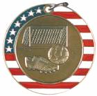 2" Stars & Stripes Medal - Soccer