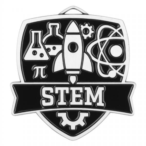 2 1/2" STEM Shield Series Award Medal #3