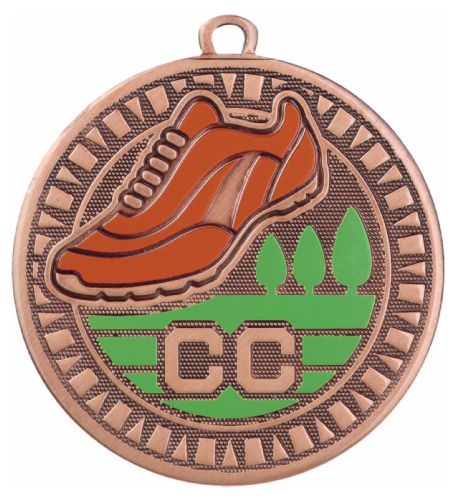 2 3/8" Cross Country Velocity Series Award Medal #4