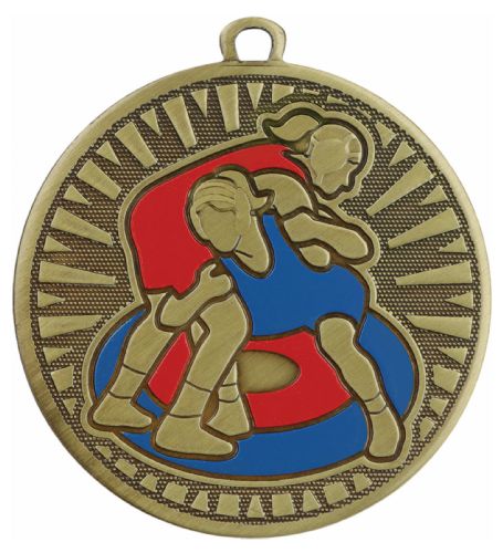 2 3/8" Wrestling Female Velocity Series Award Medal #2
