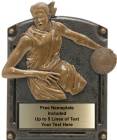 Female Basketball - Legends of Fame Series Resin Plate 5" x 6 1/2"