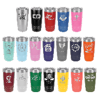 20oz Polar Camel Ringneck Tumblers with Clear Lid