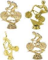 Bicycle Trophy Figures