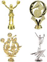 Cheerleading Trophy Figures