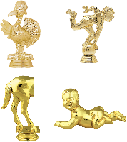 Comic Trophy Figures