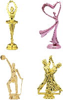 Dance Trophy Figures