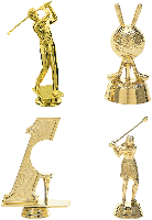 Golf Trophy Figures