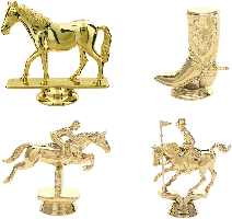 Horse Equestrian Trophy Figures