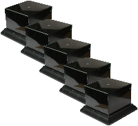 Genuine Black Marble Pedestal Bases