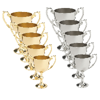 Bellissimo Series Metal Cups