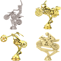 Motorcycle Trophy Figures