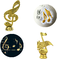 Music Trophy Parts