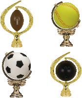 Soft Spinning Trophy Figures