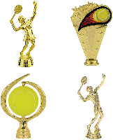 Tennis Trophy Figures
