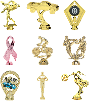 trophy parts lot of 20 female swimmer plaque relief PDU #98-G 
