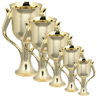 Tulip Series Gold Plastic Cups
