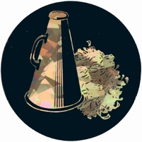 2" Black Holographic Cheerleading Mylar Trophy Insert