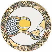 2" Hologram Tennis Mylar Trophy Insert