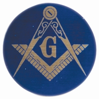 Freemason 2" Mylar Trophy Insert