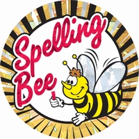 2" Sunburst Spelling Bee Mylar Trophy Insert