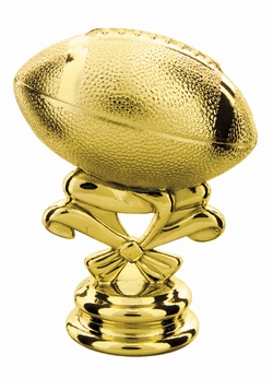 Gold 2 3/4" Football Trophy Trim Piece