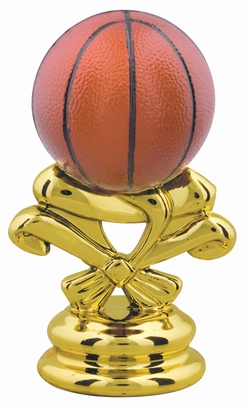 2 5/8" Color Basketball Trophy Trim Piece